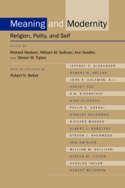 book cover for Meaning and Modernity